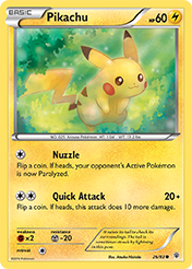 Card image - Pikachu - 26 from Generations