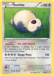 Snorlax Generations Pokemon Card