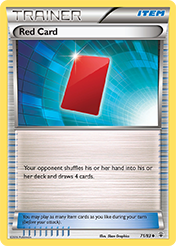 Red Card Generations Pokemon Card