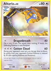 Altaria Great Encounters Pokemon Card