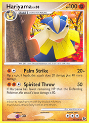 Hariyama Great Encounters Pokemon Card