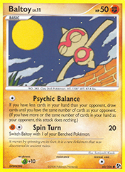 Baltoy Great Encounters Pokemon Card
