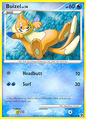 Buizel Great Encounters Pokemon Card