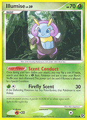 Illumise Great Encounters Pokemon Card