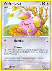 Whismur Great Encounters Pokemon Card