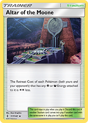 Altar of the Moone Guardians Rising Pokemon Card