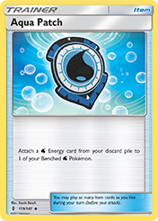 Aqua Patch Guardians Rising Pokemon Card