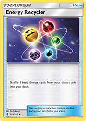 Energy Recycler Guardians Rising Pokemon Card