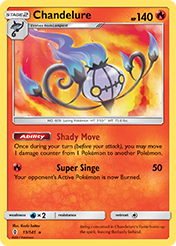 Chandelure Guardians Rising Card List