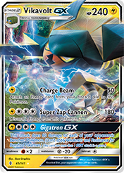 Vikavolt-GX Guardians Rising Pokemon Card