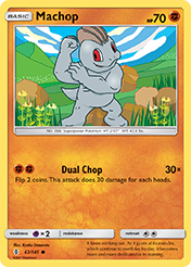 Machop Guardians Rising Pokemon Card