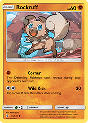 Rockruff Guardians Rising Pokemon Card