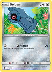 Beldum Guardians Rising Pokemon Card
