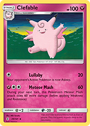 Clefable Guardians Rising Pokemon Card