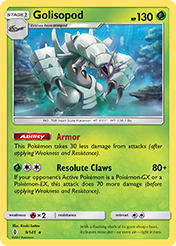 Golisopod Guardians Rising Card List