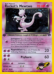 Rocket's Mewtwo Gym Challenge Card List