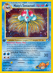 Misty's Tentacruel Gym Heroes Card List