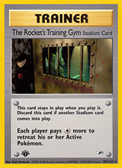 The Rocket's Training Gym Gym Heroes Pokemon Card