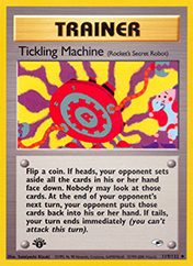 Tickling Machine Gym Heroes Pokemon Card