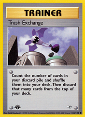 Trash Exchange Gym Heroes Pokemon Card