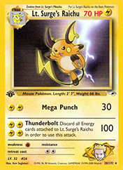 Lt. Surge's Raichu