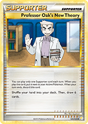 Professor Oak's New Theory HeartGold & SoulSilver Pokemon Card