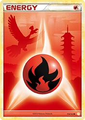 Fire Energy HeartGold & SoulSilver Pokemon Card