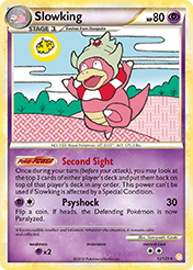 Slowking HeartGold & SoulSilver Pokemon Card