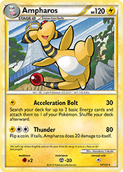 Ampharos HeartGold & SoulSilver Card List