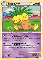 Exeggutor HeartGold & SoulSilver Pokemon Card