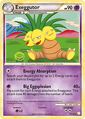 Exeggutor HeartGold & SoulSilver Card List