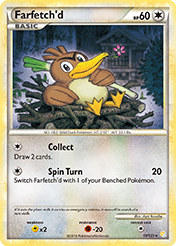 Farfetch'd HeartGold & SoulSilver Card List