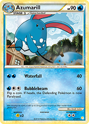 Azumarill HeartGold & SoulSilver Card List