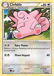 Clefable HeartGold & SoulSilver Card List