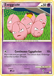 Exeggcute HeartGold & SoulSilver Pokemon Card