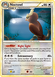 Noctowl HeartGold & SoulSilver Card List