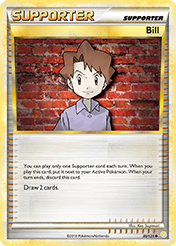 Bill HeartGold & SoulSilver Pokemon Card