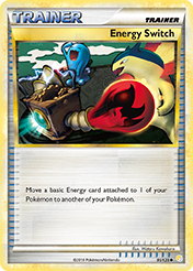 Energy Switch HeartGold & SoulSilver Pokemon Card