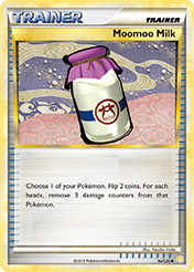 Moomoo Milk HeartGold & SoulSilver Pokemon Card