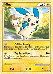 Minun HGSS Black Star Promos Card List