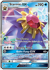 Starmie-GX Hidden Fates Card List