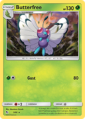 Butterfree Hidden Fates Card List