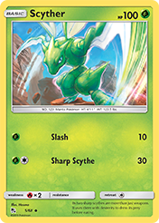 Scyther Hidden Fates Card List