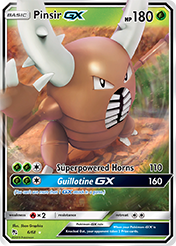 Pinsir-GX Hidden Fates Card List