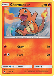 Charmander Hidden Fates Card List