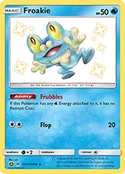 Froakie Hidden Fates Pokemon Card