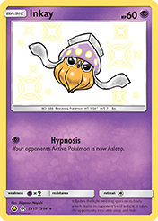 Inkay Hidden Fates Pokemon Card