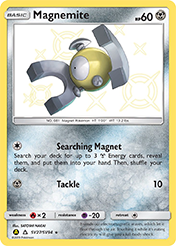 Magnemite Hidden Fates Pokemon Card