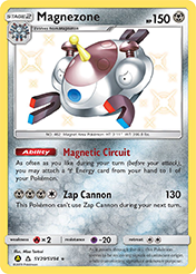 Magnezone Hidden Fates Pokemon Card