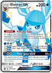 Card image - Glaceon-GX - SV55 from Hidden Fates